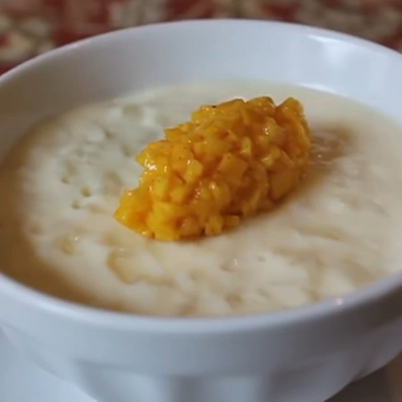 Step 6 Product Rice pudding - Coconut milk rice pudding with mango