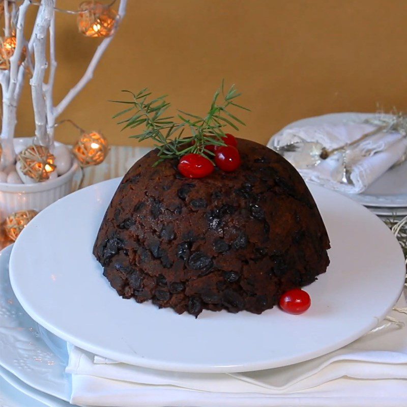 Step 6 Final product of Christmas Pudding