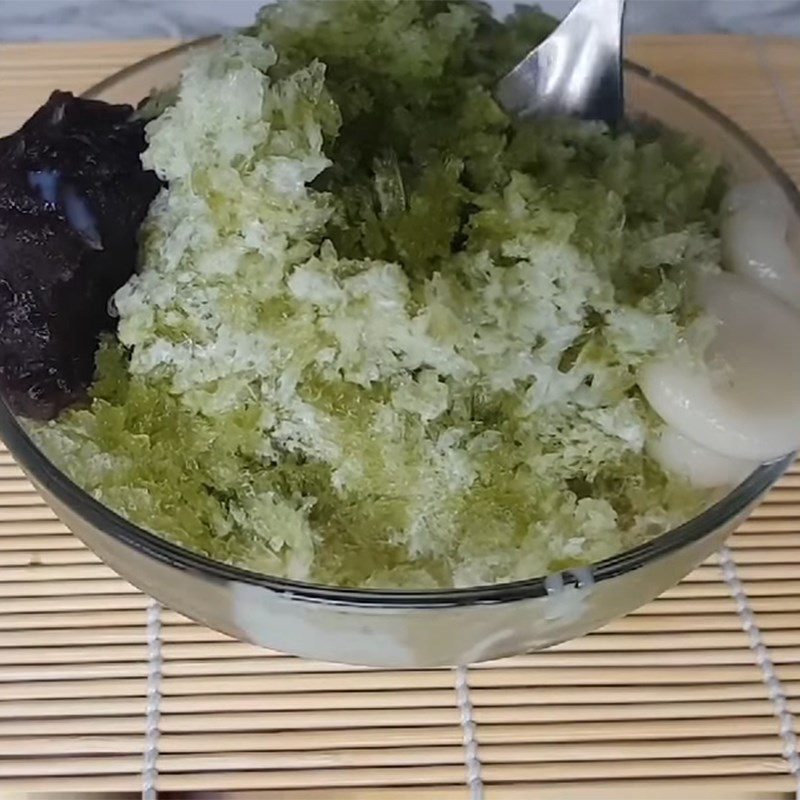 Step 5 Product Green tea shaved ice