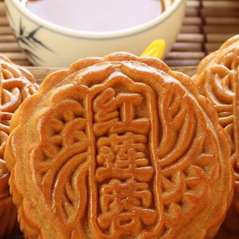 Step 5 Finished product of mooncake without filling