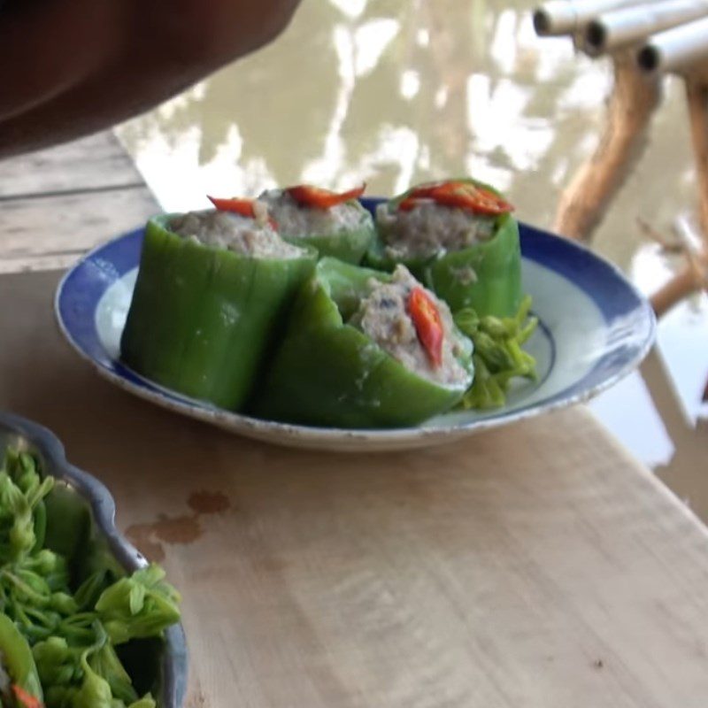 Step 5 Final Product Steamed mackerel cake with loofah