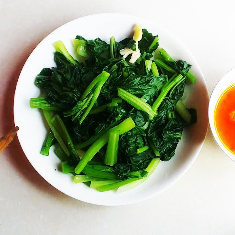 Step 4 Final Product Boiled Greens