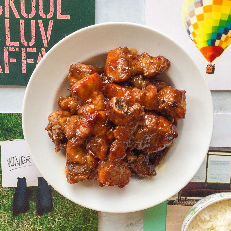 Step 4 Final Product Sweet and sour tamarind ribs