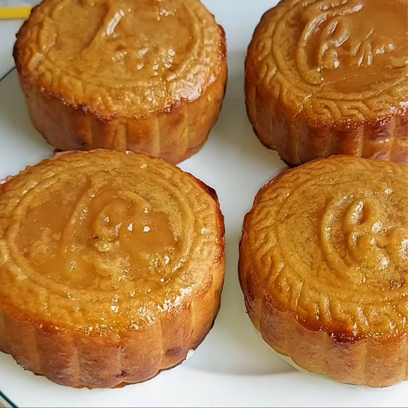 Step 6 Final Product Vegetarian Mixed Moon Cake without Oven