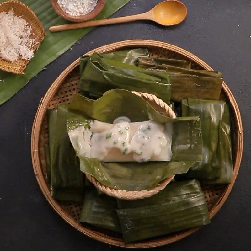 Step 6 Final product Central region banana leaf cake