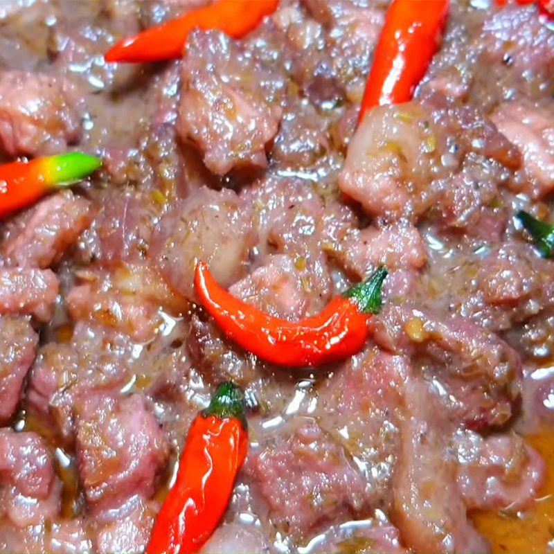 Step 4 Final Product Braised Pork with Fermented Shrimp Paste