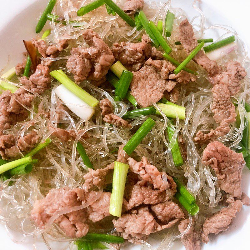 Step 3 Final Product Stir-fried Vermicelli with Beef