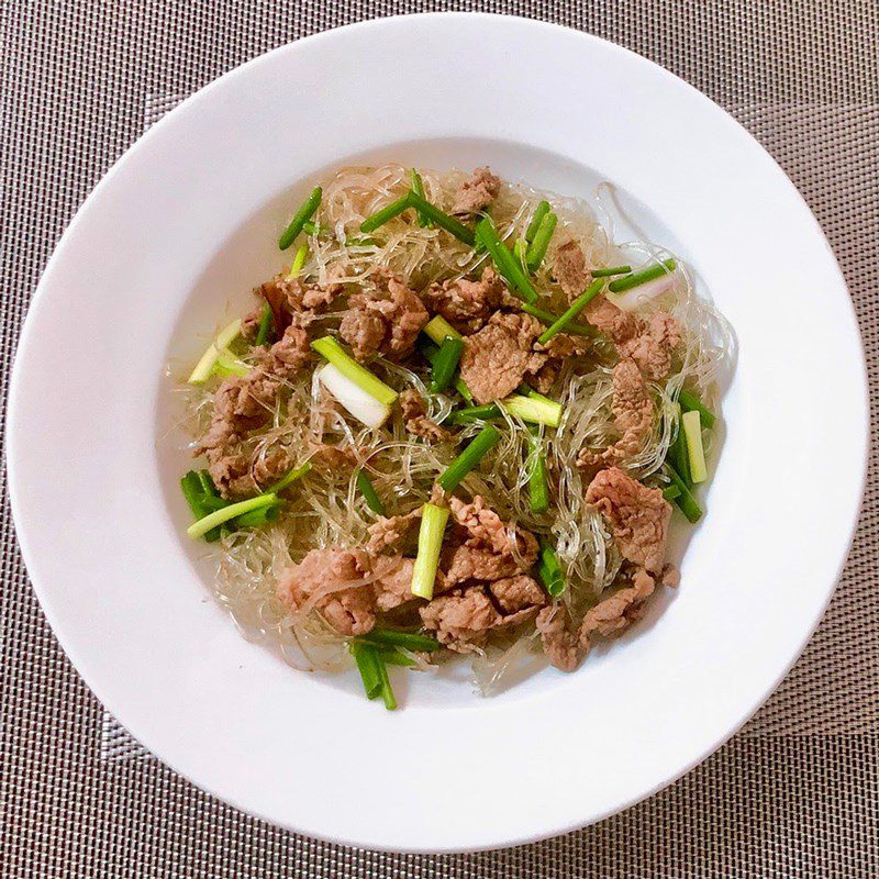 Step 3 Final Product Stir-fried Vermicelli with Beef