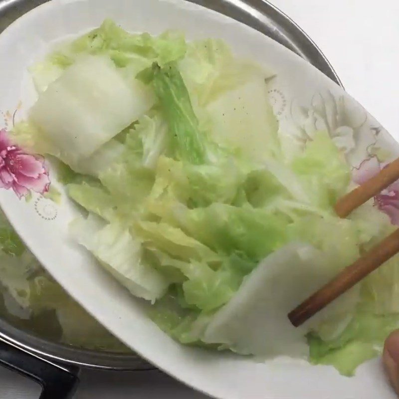 Step 4 Finished Product Boiled Napa Cabbage