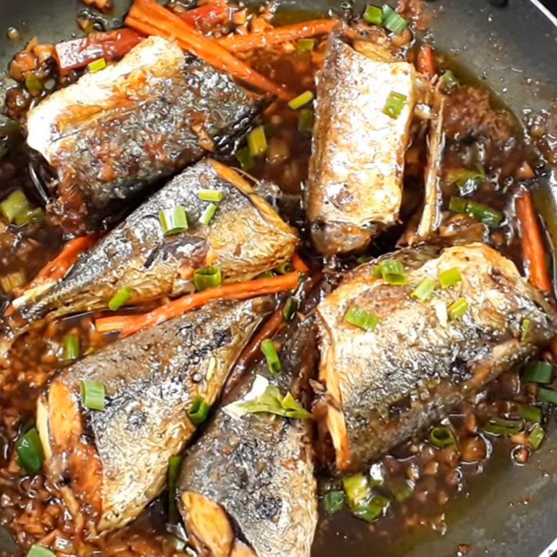 Step 6 Final Product Mackerel Stewed with Garlic and Chili