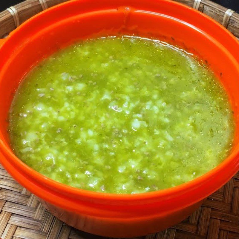 Step 8 Final Product Beef and Malabar Spinach Porridge for Baby