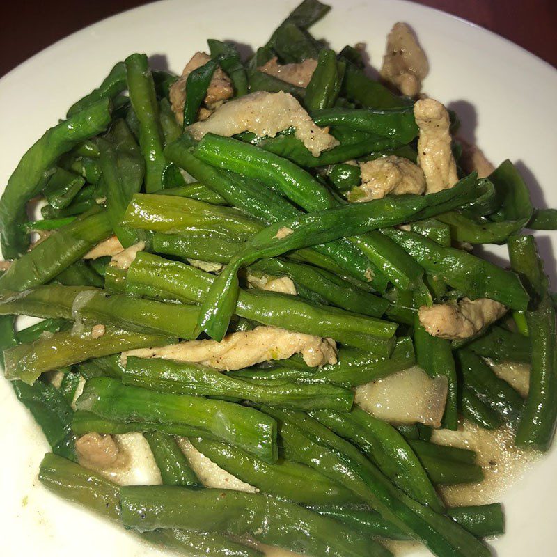 Step 4 Final Product Stir-fried Pork with Green Beans