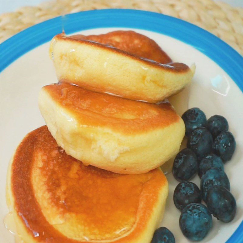 Step 5 Final Product Souffle pancakes do not require baking powder