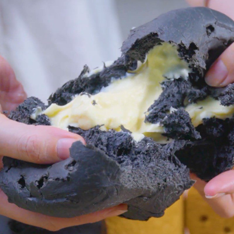 Step 6 Final Product Honeycomb Charcoal Bread