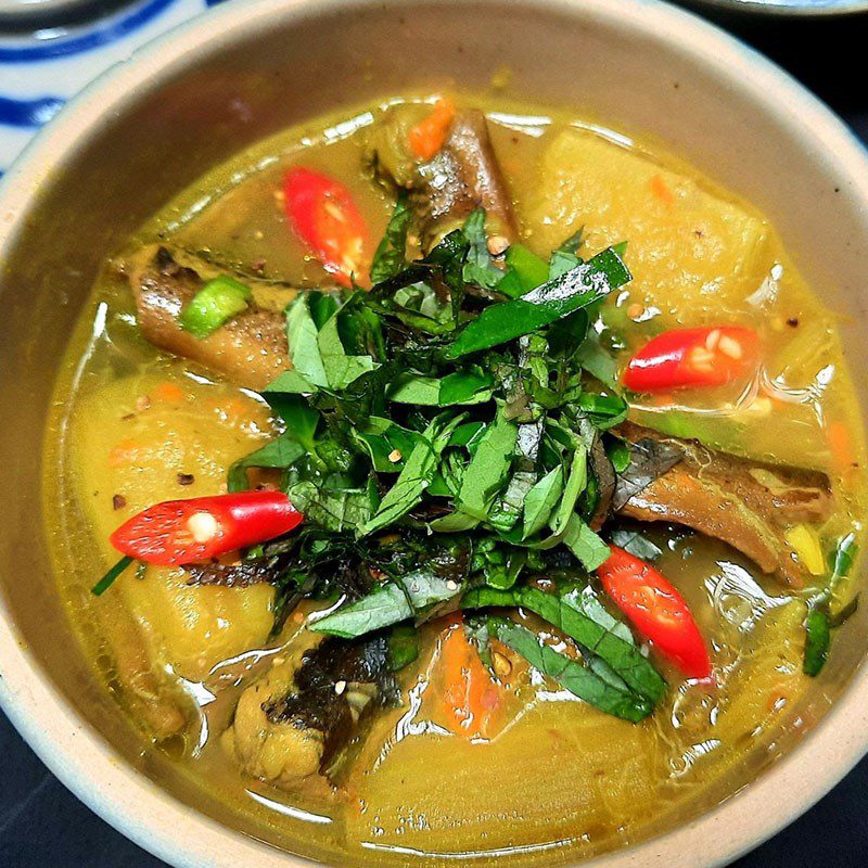 Step 5 Final product Jackfruit fiber stew with fish