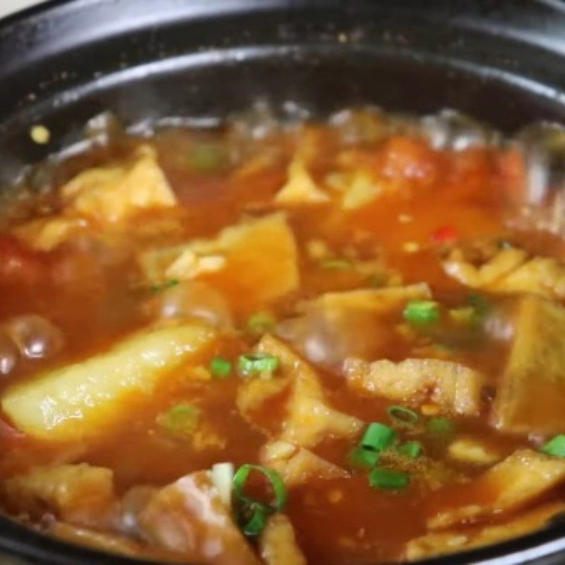 Step 6 Final Product Potato Tofu Soup