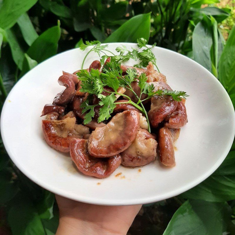 Step 5 Final Product Pork intestines - pig intestines braised in coconut water