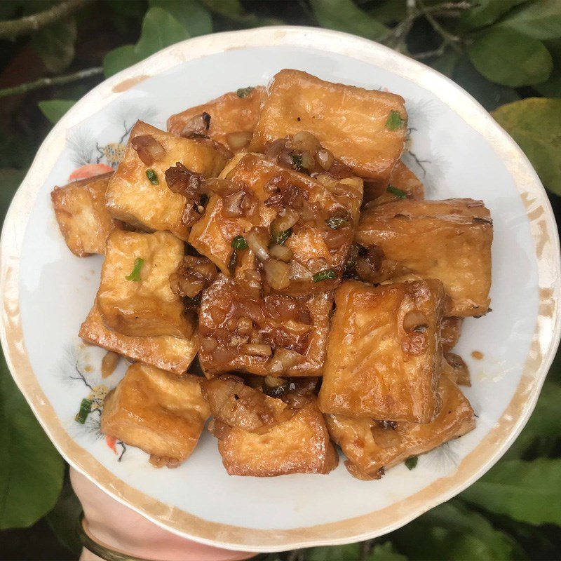 Step 5 Finished Product Crispy Fried Pho with Salmon