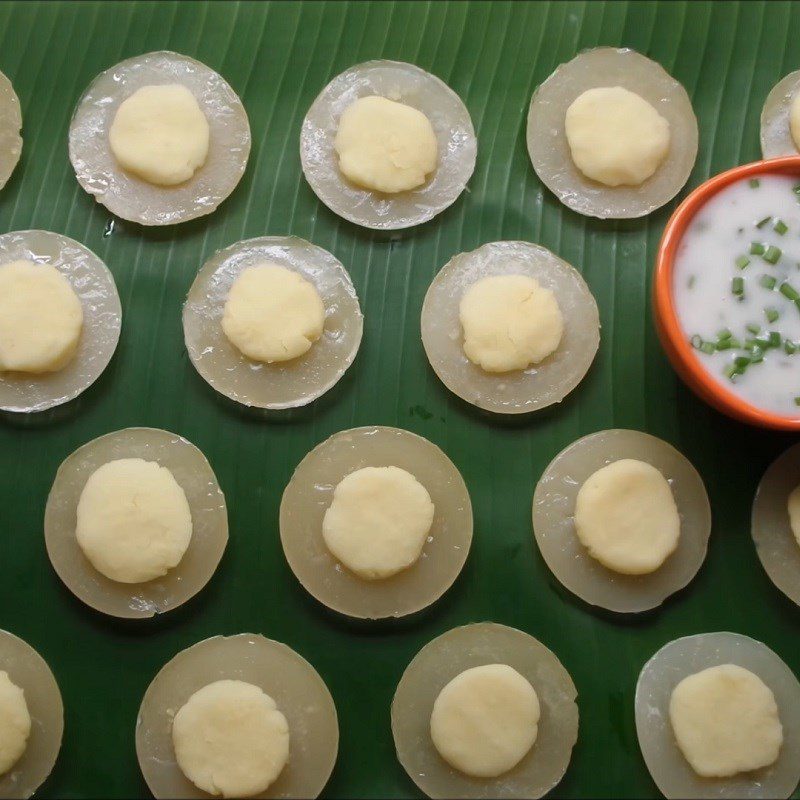 Step 5 Finished Product Sweet Bánh Bèo with Mung Beans