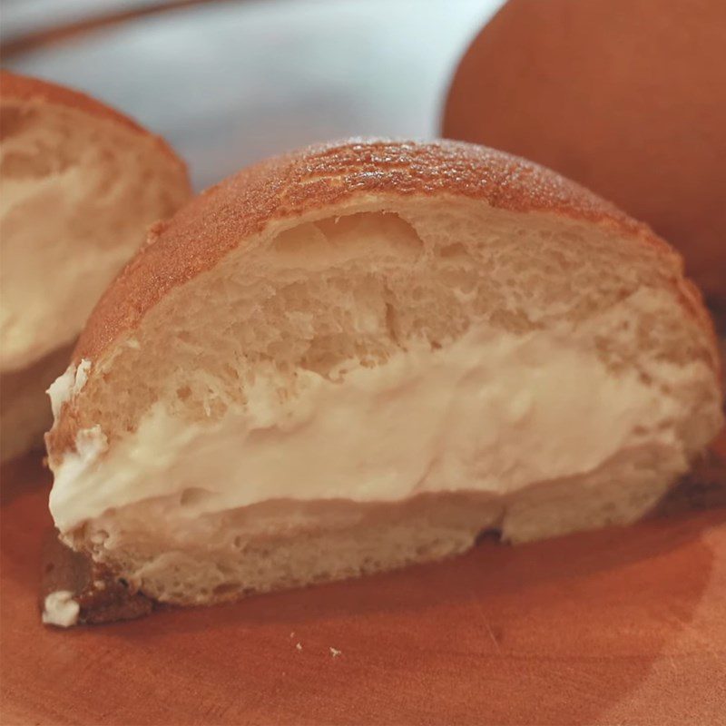 Step 7 Final product Papparoti bread with cream cheese