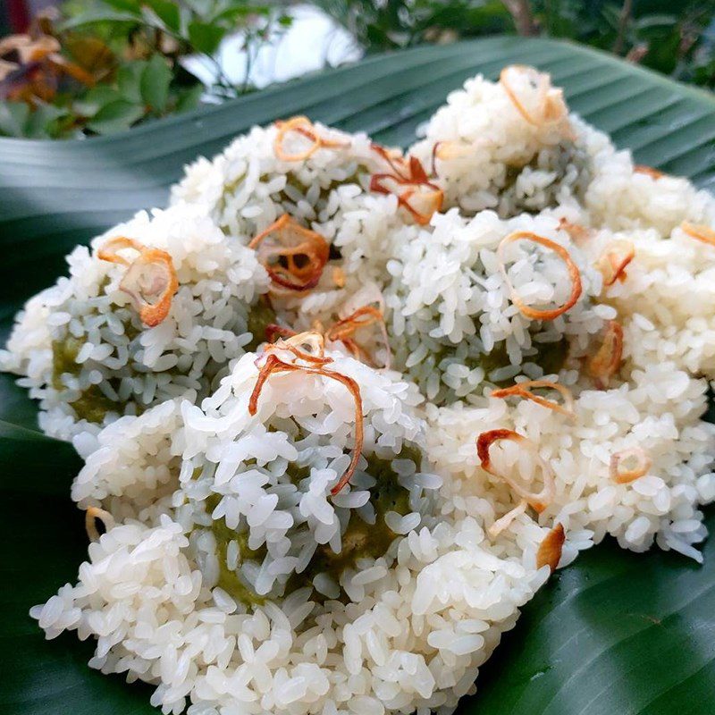 Step 8 Finished Product Sticky rice cake with mung beans