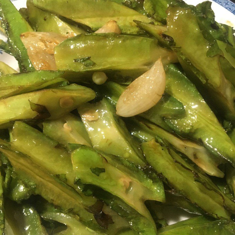 Step 3 Final product Stir-fried winged beans with garlic