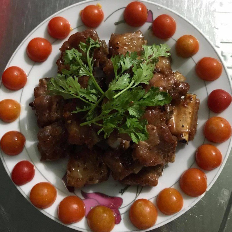 Step 4 Finished Product Fried Ribs with Fish Sauce