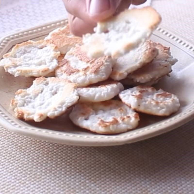 Step 4 Final product Coconut cookies