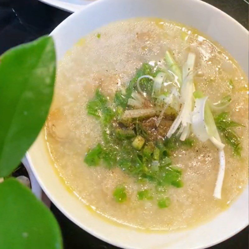 Step 4 Enjoy Cooking chicken porridge with Tiger rice cooker