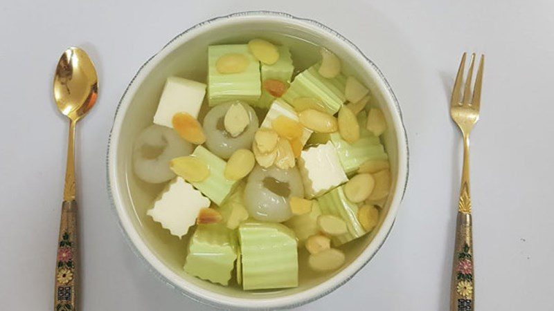 Green tea khúc bạch dessert