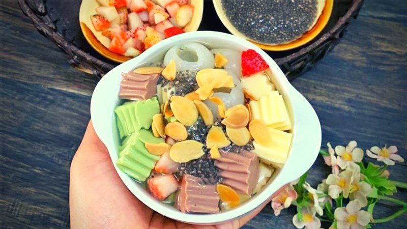 Mixed khúc bạch dessert