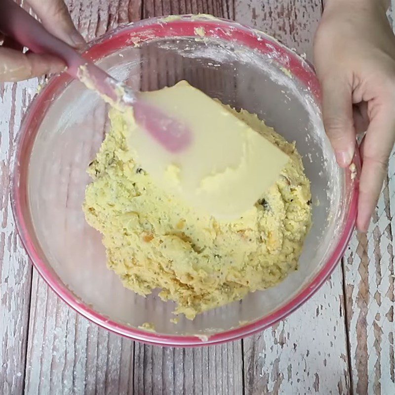 Step 2 Mix the batter Crispy jackfruit fiber