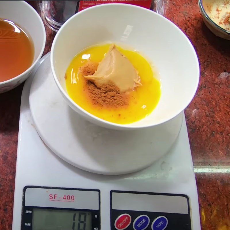 Step 1 Mixing the Cake Dough Mixed Dry Beef Mooncakes