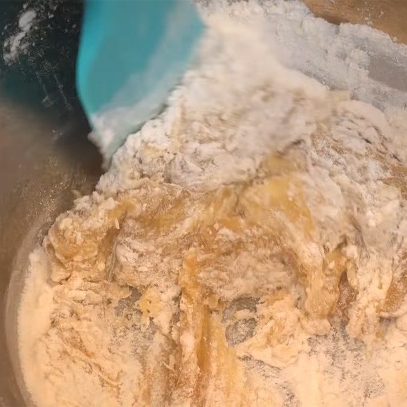 Step 1 Mixing the dough for the Milk Puff Pastry