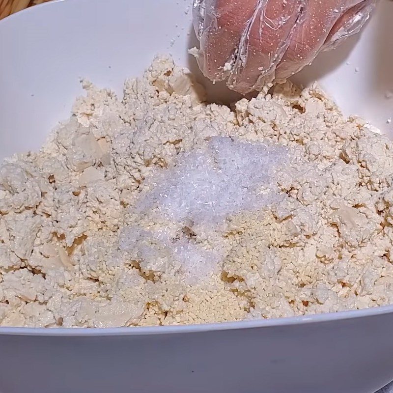 Step 2 Mixing the tofu mixture Tofu with glass noodles