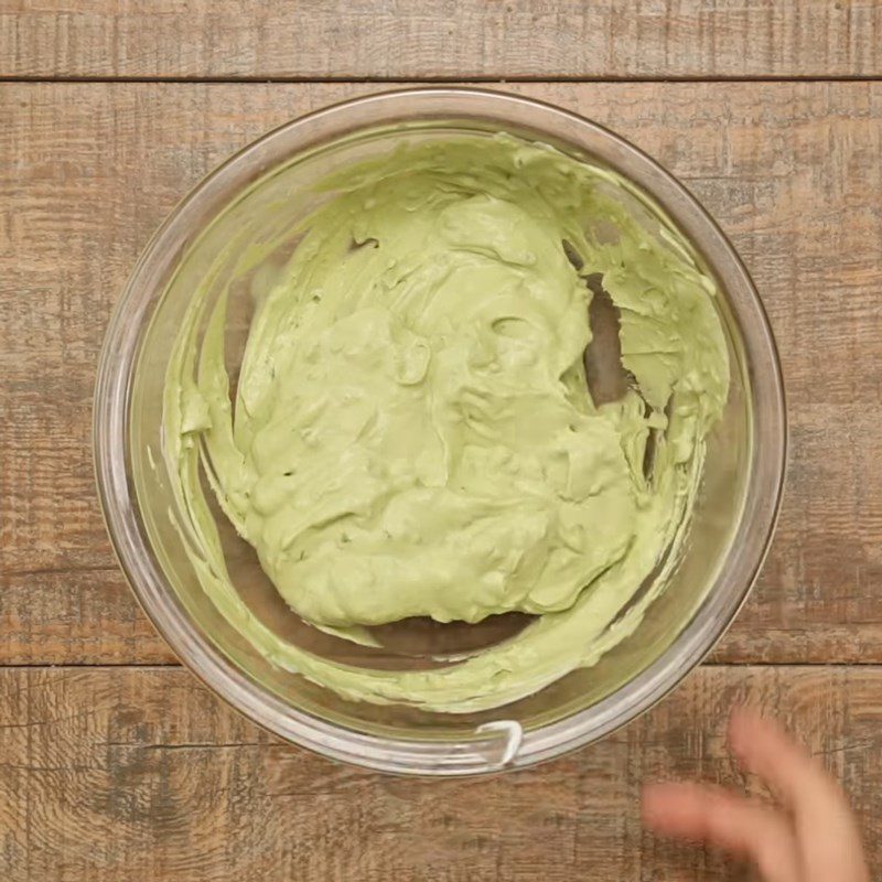 Step 1 Make green tea cream filling for green tea cream puff