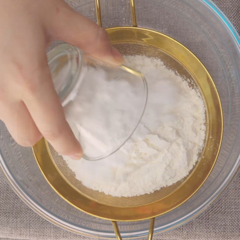 Step 1 Mix and knead the dough for the Almond Plum Tart base