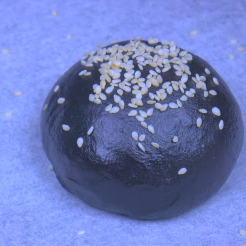 Step 3 Proof the dough for bamboo charcoal hamburger bread