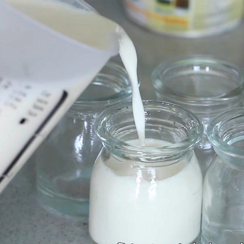 Step 3 Yogurt Fermentation Yogurt with condensed milk