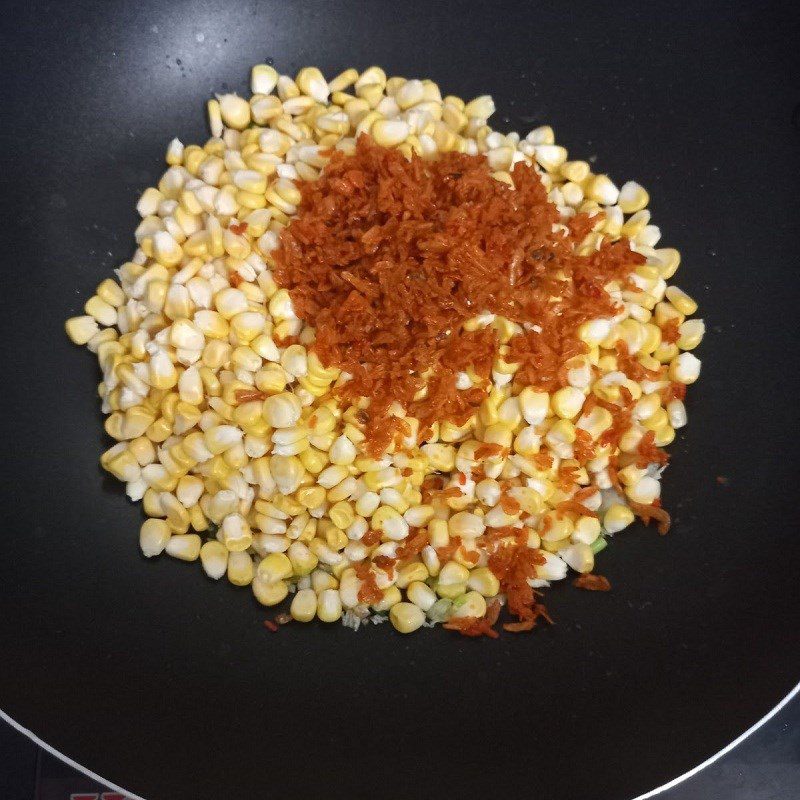 Step 3 Stir-fried Corn Stir-fried Corn with Dried Shrimp