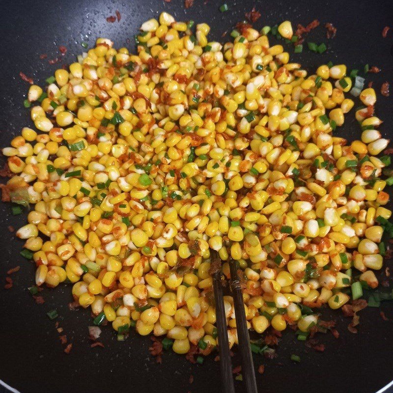 Step 3 Stir-fried Corn Stir-fried Corn with Dried Shrimp