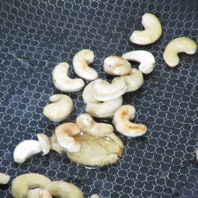 Step 2 Stir-fry tomatoes, cashews, and celery for Cashew Potato Soup